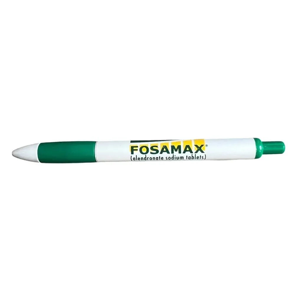 Fosamax Pharmaceutical‎ Promo Pen Alendronate Sodium Medical Collectible Green